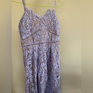 Women purple long dress